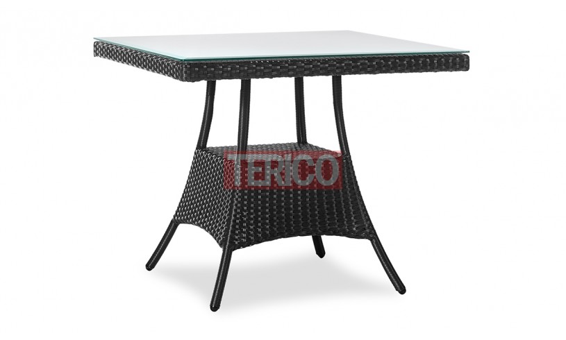 Стол обеденный из искусственного ротанга "Милано" 900х900х750h